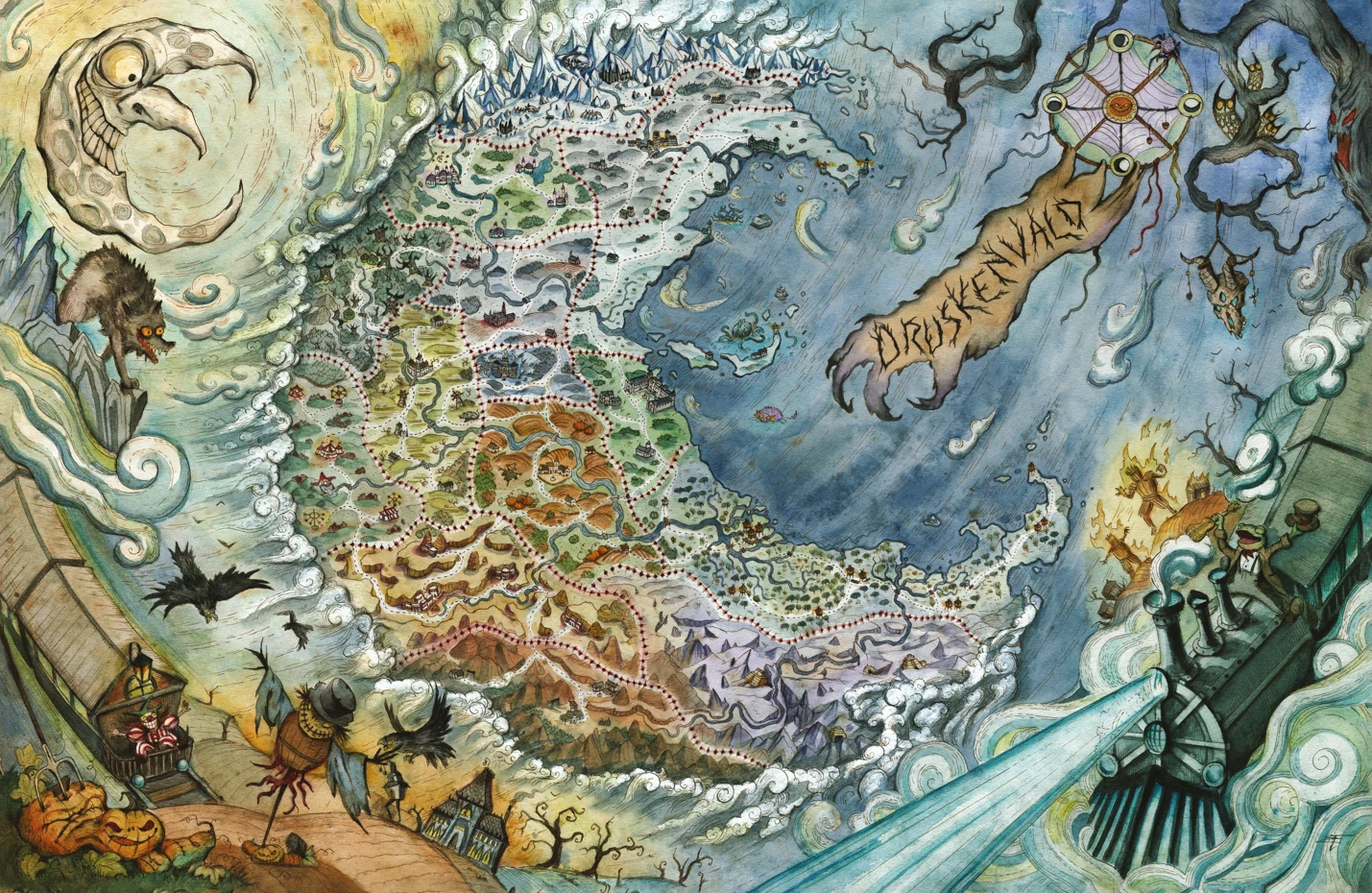 Mapa de Druskenvald